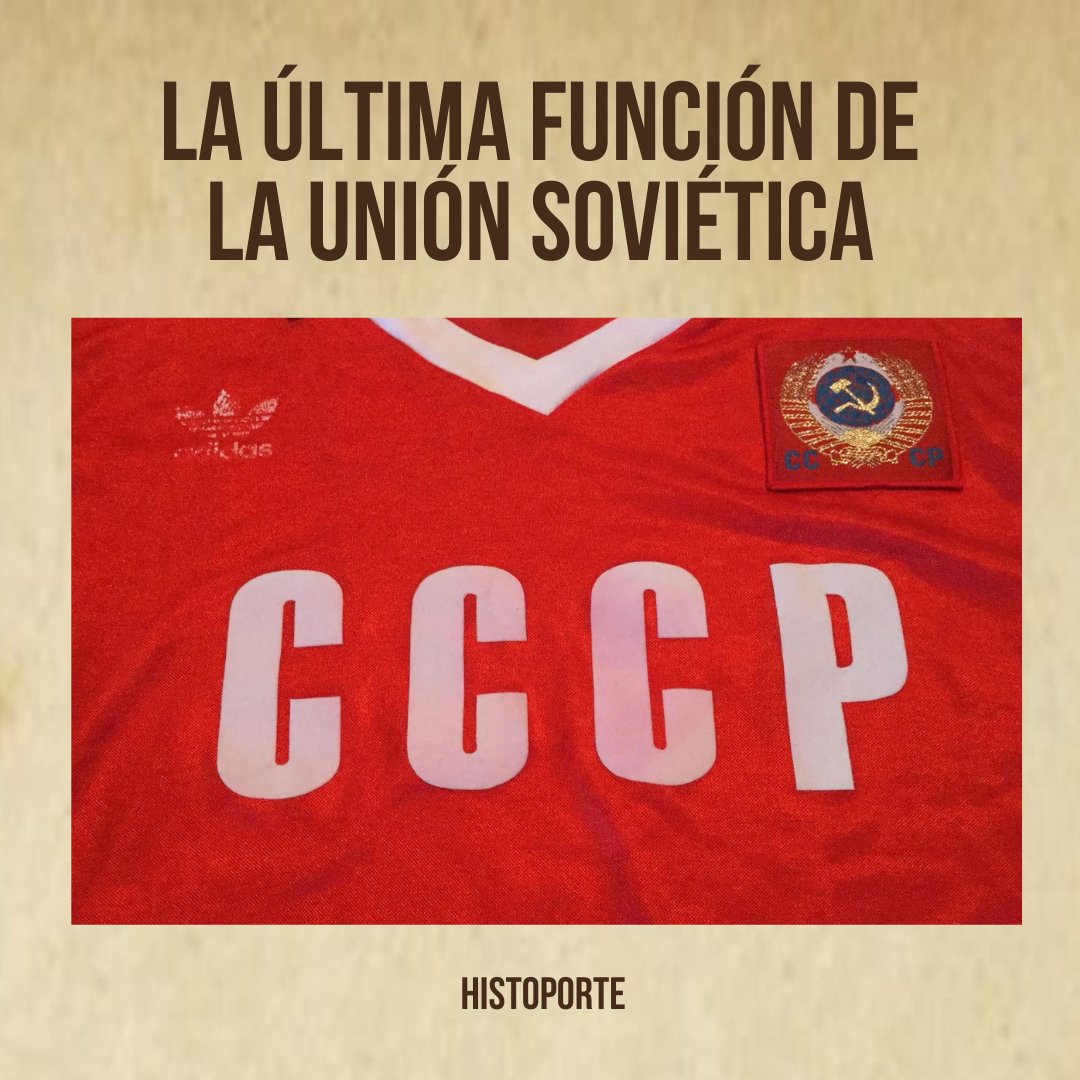 🔨⚽️La #URSS le ganó 3-0 a #Chipre en 1991 y se clasificó a la Eurocopa del año siguiente: cuando terminó, ninguno de los futbolistas sabía que era el ÚLTIMO partido de la historia del seleccionado soviético.

La historia de la última función de la Unión Soviética en el fútbol 👇