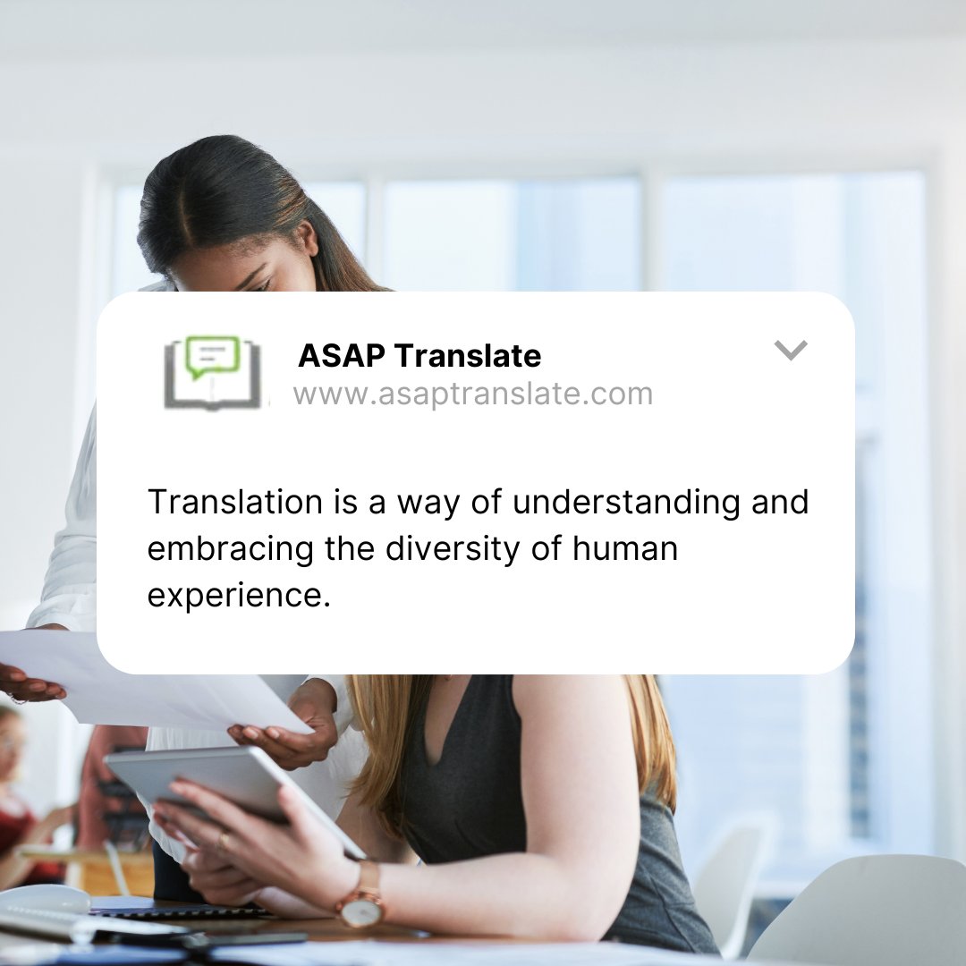 TranslateASAP's tweet image. Translate now!

#TranslateNow #FastTranslation #CertifiedTranslation #UrgentTranslations #AccurateTranslations #TranslationExperts #DocumentTranslation #GlobalBusiness #QuickTurnaround #LanguageServices