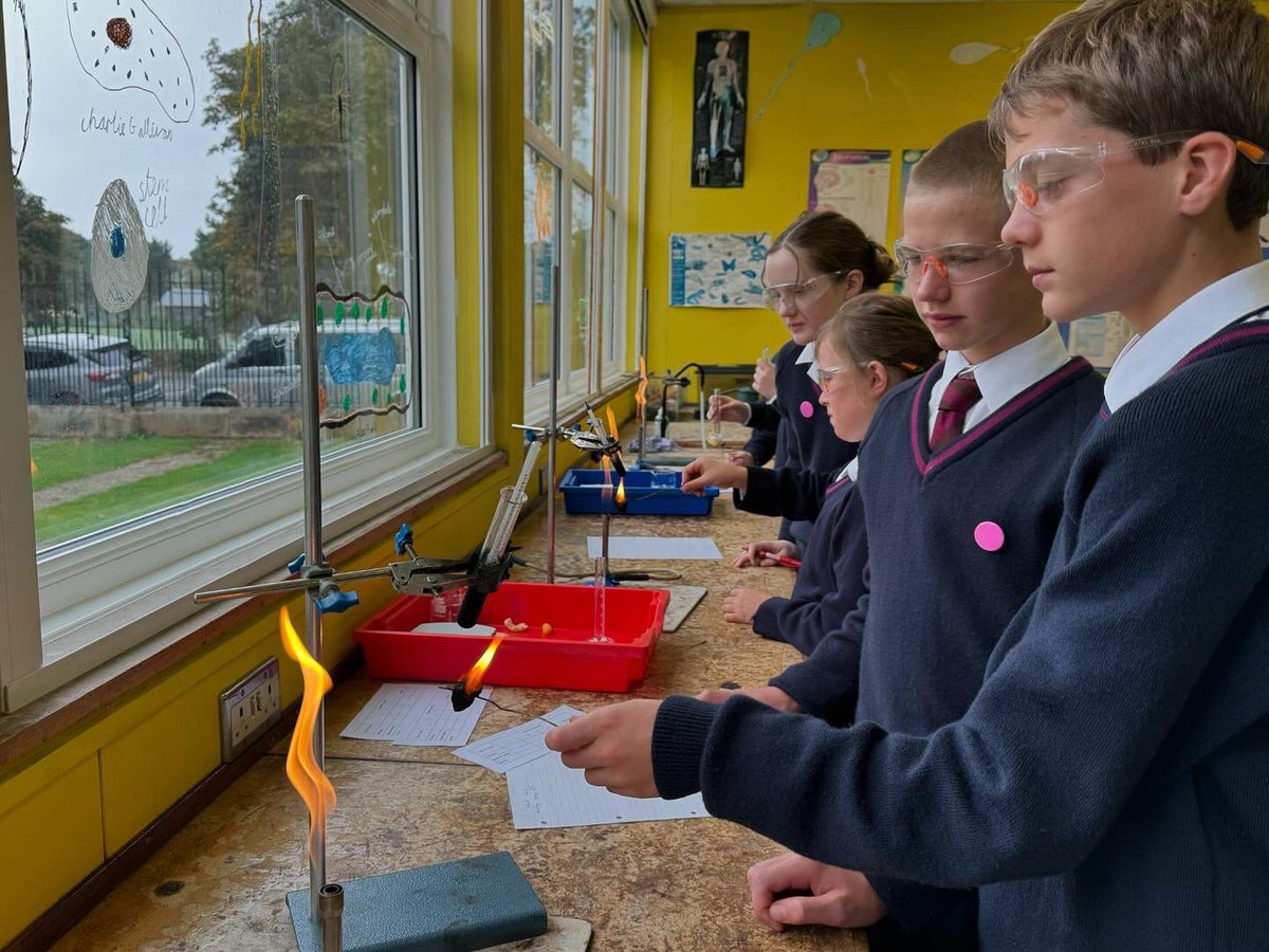 FettesPrep's tweet image. 2nd form have been enjoying investigating the amount of energy in food as part of their Healthy Living topic in Science this week.