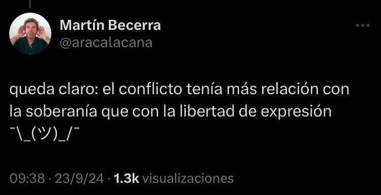 molinafm's tweet photo. Sobre el conflicto entre #TwitterMusk y #Brasil.
Pretexto para recalcar que además de la libertad (que a todos nos suena fácil y bien) necesitamos hablar también de #ResponsabilidadDeExpresión. https://t.co/zSjVaqVkHA