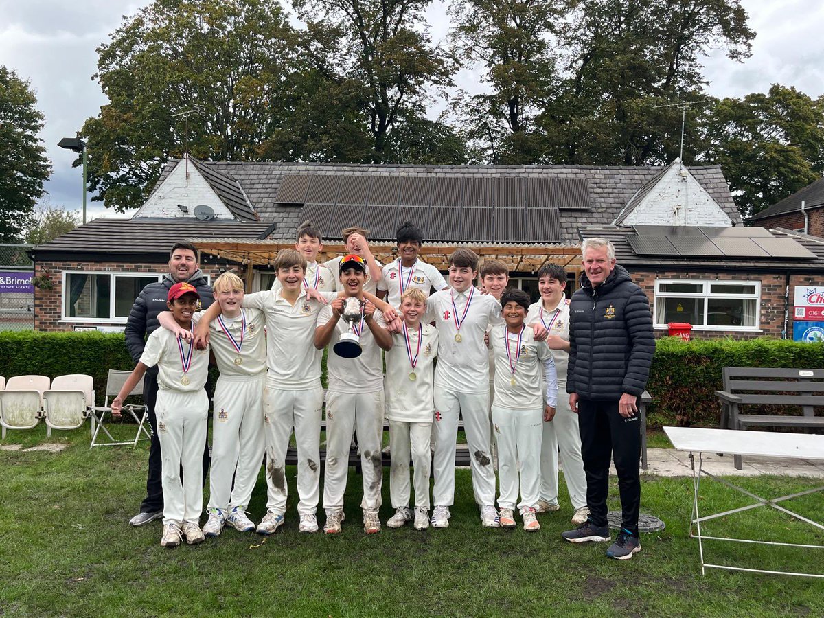 They did it….Lancashire Cup Champions! 

Well done to the u13 cricket side who defeated a talented <a href="/MGS_PEandSport/">MGS Sport</a> side today. A fabulous century from S.Gautam topped a great team performance. 

<a href="/MerchantsCrosby/">Merchant Taylors' Schools</a>