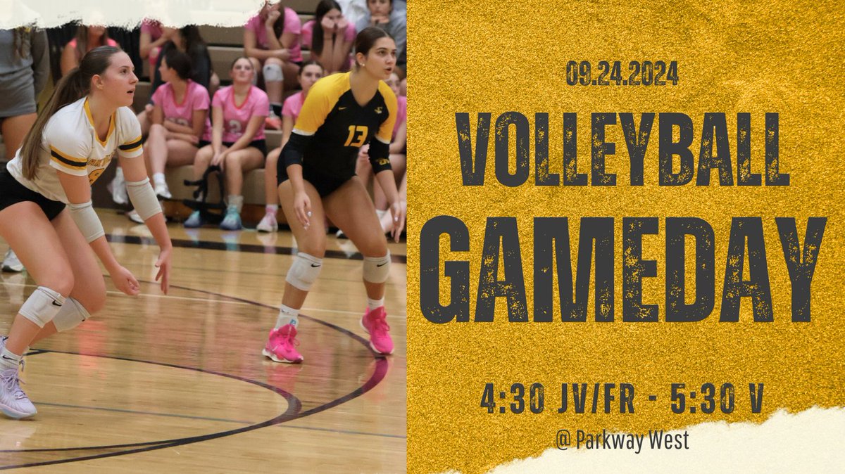 GAMEDAY!!
The Tigers travel to Parkway West today to take on the Longhorns. First serves at 4:30!!

<a href="/OHS_Tigers/">Oakville High School</a> <a href="/BCzuppon/">Becky Czuppon, OHS A.D.</a>