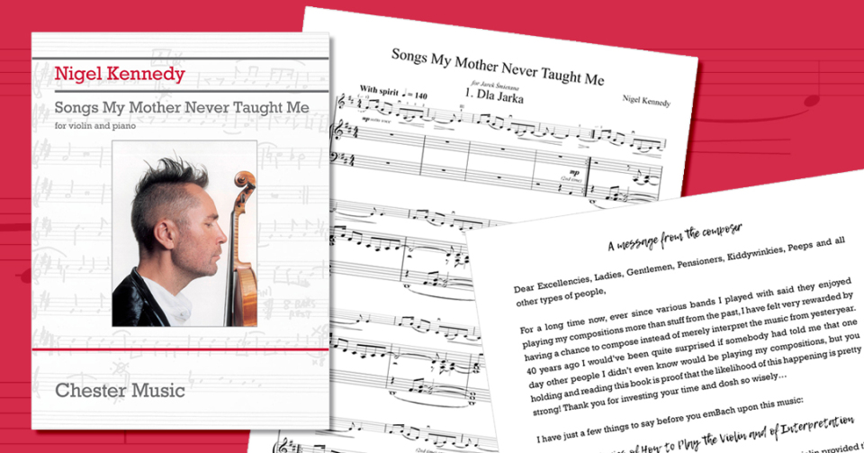 Did you catch Nigel Kennedy on <a href="/GMB/">Good Morning Britain</a> this morning? Nigel talked about his brand new collection, Songs My Mother Never Taught Me, which presents five dedications for key figures in his life. 

Don’t miss his performances at <a href="/officialronnies/">Ronnie Scott's Jazz Club</a> in London this week!