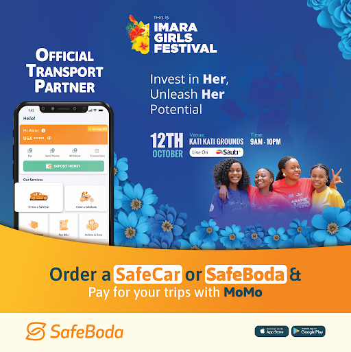 SafeBoda's tweet photo. Every girl is a universe of potential, waiting to shine๐โจ
Be part of HER amazing journey on 12th Oct at Kati Kati Grounds!๐
#ImaraGirlsFestival24 #ReachAHand #FOWED
#UnleashHerPotential
#InvestInHer https://t.co/kxbjXCZnzu