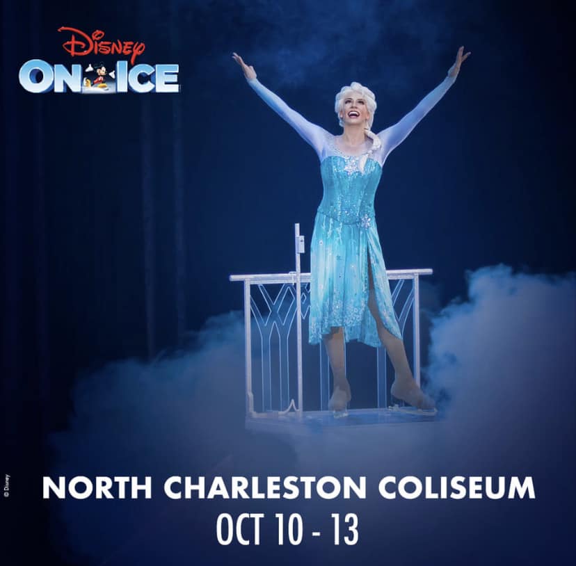 1073Magic's tweet image. Skating into North Charleston Oct. 10 - Oct. 13 with Elsa, Moana &amp;amp; more! Make Disney wishes come true. Get tickets now! bit.ly/3wxqimI-Disney…
