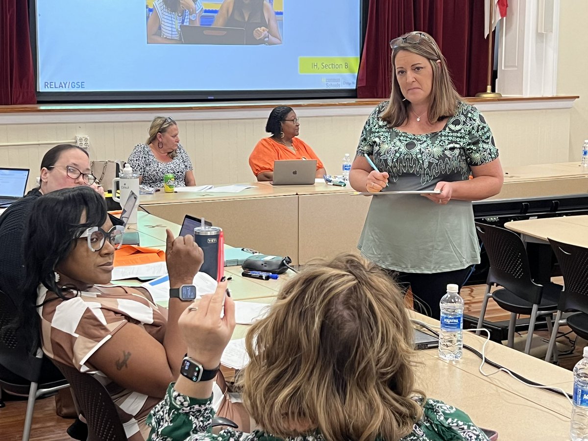 DebraDowless's tweet photo. Our amazing Principal Relay Coach Supervisor, Amanda Graham, is leading impactful  professional learning for our new ILT members. Can’t wait to see them  in action! https://t.co/r8wb9rW8E5