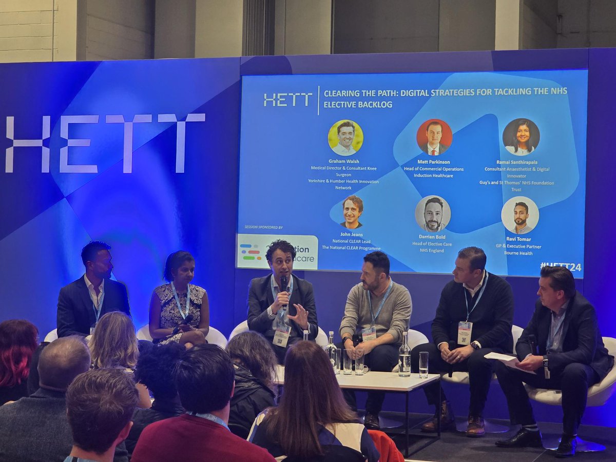 clear4care's tweet image. A huge thank you to everyone who attended today’s Clearing the Path: Digital Strategies for Tackling the #NHS #ElectiveBacklog panel at #HETT, where CLEAR’s National Director, John Jeans, shared key insights from The National CLEAR Programme.
The session provided a great…