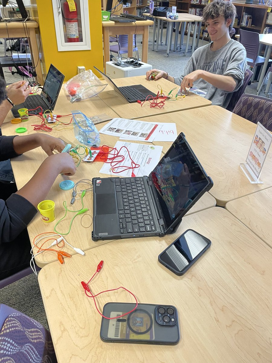 Kurt Hurelbrink (@khurelbrink) on Twitter photo Awesome time <a href="/NBroughtonHS/">Broughton Magnet HS</a> introducing library students to the new maker tools <a href="/makeymakey/">Makey Makey</a> <a href="/birdbraintech/">BirdBrain Technologies</a> <a href="/microbit_edu/">Micro:bit Educational Foundation</a> <a href="/atrowell/">Andrea Trowell</a> <a href="/dlcpage/">Kaitlin Page</a> <a href="/CentralWCPSS/">Central Area</a> <a href="/wcpssmagnets/">WCPSS Office of Magnet Schools (Choice Schools)</a> <a href="/wcpssdll/">wcpssDLL</a> Awesome time <a href="/NBroughtonHS/">Broughton Magnet HS</a> introducing library students to the new maker tools <a href="/makeymakey/">Makey Makey</a> <a href="/birdbraintech/">BirdBrain Technologies</a> <a href="/microbit_edu/">Micro:bit Educational Foundation</a> <a href="/atrowell/">Andrea Trowell</a> <a href="/dlcpage/">Kaitlin Page</a> <a href="/CentralWCPSS/">Central Area</a> <a href="/wcpssmagnets/">WCPSS Office of Magnet Schools (Choice Schools)</a> <a href="/wcpssdll/">wcpssDLL</a>