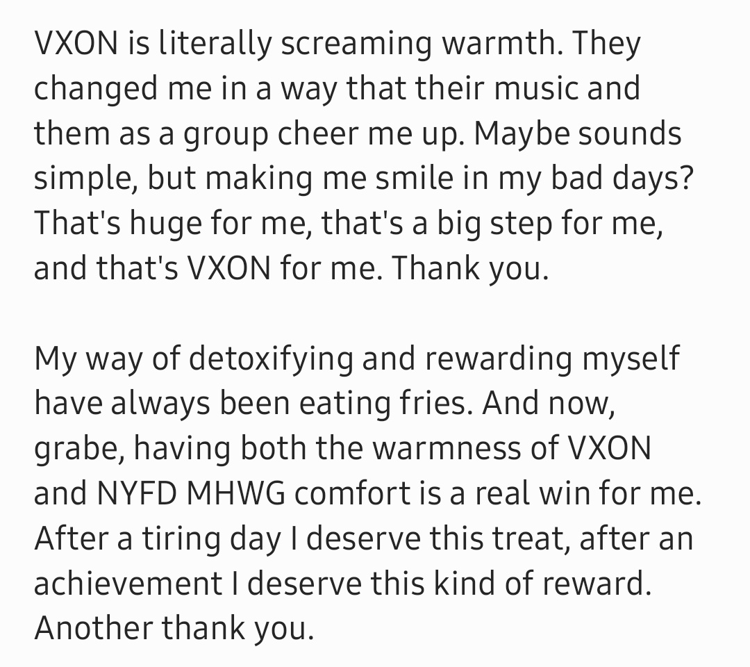 actress_kjs's tweet photo. @vxonc13 @vxonofficial @nyfdph Wala naman po restrictions sa word count diba po? Hehe. X word count isn't enough for the things i wanna say, so here's the screenshot from my notes <333

#VXONxNYFD #VXON #VXOMxNYFDxMHWG
@vxonofficial @nyfdph @vxonc13 https://t.co/9HGacRsCiq
