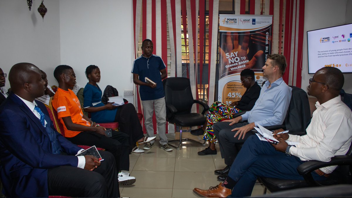 Power To Youth Kenya (@power2youthke) on Twitter photo Today we were honored to welcome <a href="/NLinKenya/">Netherlands Embassy in Kenya</a> Ambassador H.E <a href="/HenkJanBakker3/">Henk Jan Bakker</a> at <a href="/Amref_Kenya/">Amref Health Africa in Kenya</a> offices in Kisumu.
🌟 We looked at #Power2YouthKE progress over the years & had a discussion on how young people can be active participants in decision making spaces for sustainability. Today we were honored to welcome <a href="/NLinKenya/">Netherlands Embassy in Kenya</a> Ambassador H.E <a href="/HenkJanBakker3/">Henk Jan Bakker</a> at <a href="/Amref_Kenya/">Amref Health Africa in Kenya</a> offices in Kisumu.
🌟 We looked at #Power2YouthKE progress over the years & had a discussion on how young people can be active participants in decision making spaces for sustainability.