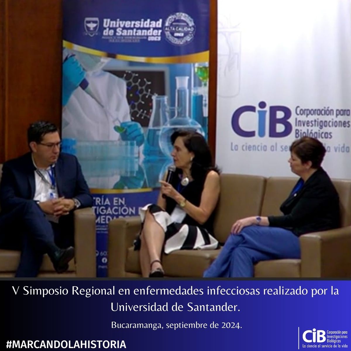 Corporación para Investigaciones Biológicas (@cib_medellin) on Twitter photo La #CIBMedellín participó activamente en el V Simposio Regional en enfermedades infecciosas realizado en la <a href="/udes_oficial/">Universidad de Santander</a> , en Bucaramanga, Colombia.
Este evento científico de carácter investigativo y clínico actualiza a los profesionales del área de la salud y ciencias. La #CIBMedellín participó activamente en el V Simposio Regional en enfermedades infecciosas realizado en la <a href="/udes_oficial/">Universidad de Santander</a> , en Bucaramanga, Colombia.
Este evento científico de carácter investigativo y clínico actualiza a los profesionales del área de la salud y ciencias.