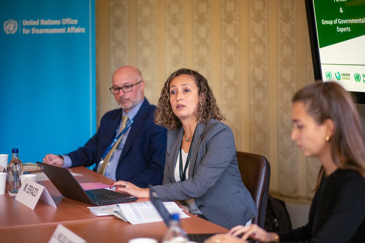 UNIDIR's tweet photo. (2/2) A big thanks to today’s speakers and participants for a fascinating session on conventional weapons 🤝

Looking forward to the next session on AI, LAWS, and Cyber at #DOC2024

Explore further here ➡️ https://t.co/5p5rzDF1wK https://t.co/xrG2fJIkfn