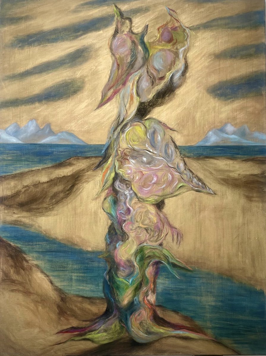 ⁠The doors to #BritishArtFair open at 11am on Thur 26 Sept. Don’t miss our exhibition of Yumi Katayama at Gallery 11 - SOLO 4 as well as a curated group show at the Gallery 13. Runs until Sun 29 Sept.  Antique Queen II,  oil on canvas 100x70cm