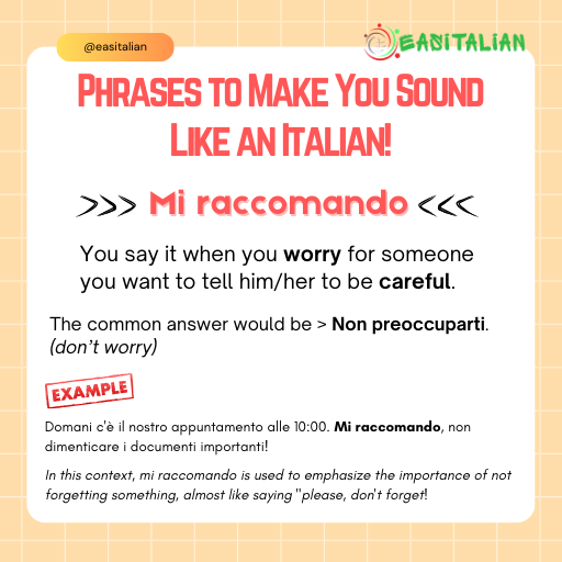 easitalian's tweet image. Phrases to Make You Sound Like an Italian and Embrace the Italian Culture! Discover the Authentic Italian Expressions to Enhance Conversations and Connect with Italian Speakers.
#Italiano #ItalianLearning #Italianlanguage #italianlessons #italiano #ItalianVocabulary #languages