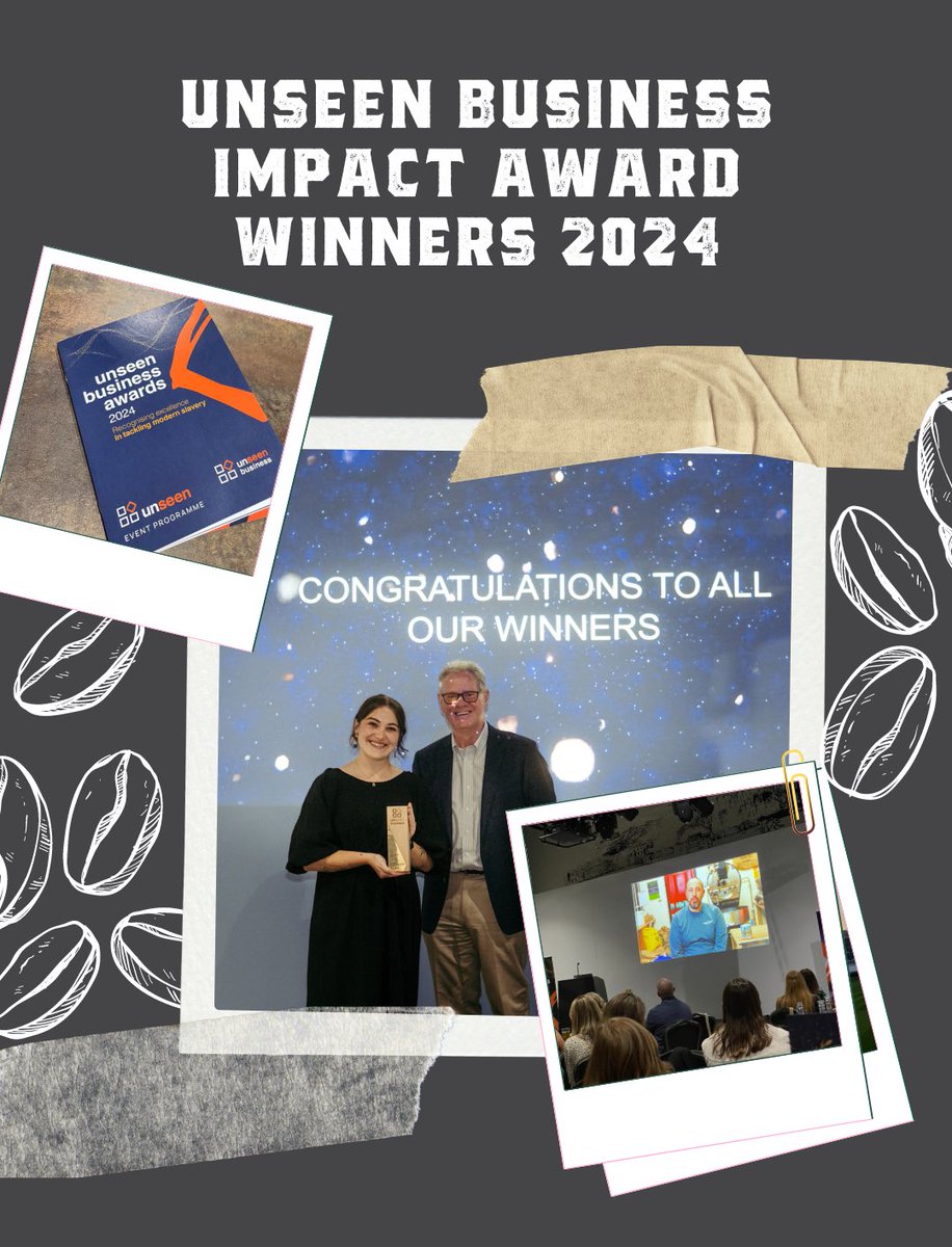 Thrilled to share that we’ve won an award at the Unseen UK Business Awards 2024 in the Business Impact category! Huge thanks to Unseen &amp; everyone who supports us! Full story here👉bit.ly/3ZCkJQ2 #FreedomThroughCoffee #UnseenBusinessAwards2024