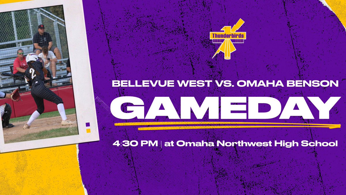 GAMEDAY

🆚 Omaha Benson
⏰ 4:30pm
📍 Northwest High School
🥎 Game Changer: web.gc.com/teams/Fz8IIKUd…