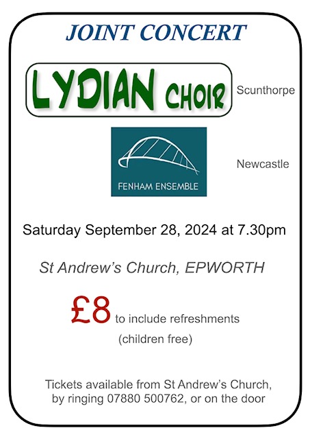 <a href="/NicDakin55/">Nic Dakin MP</a> <a href="/LydianChoir/">Lydian Choir</a> <a href="/MilesCMWC/">Miles Wallis-Clarke</a> @EpworthOld <a href="/EpworthB/">Epworth Bells</a> <a href="/ScunthorpeChoir/">Scunthorpe Cooperative Junior Choir</a> <a href="/ScunthorpeLive/">Scunthorpe Live</a> <a href="/IsleChoral/">Isle Choral Singers</a> <a href="/IsleRugby/">Isle of Axholme junior Rugby</a> <a href="/NorthLincsMusic/">North Lincolnshire Music</a> <a href="/NorthLincsFIS/">NL Family</a> <a href="/northlincsplace/">North Lincs Place</a> <a href="/ScunthorpeCS/">NorthLincsConcerts</a> <a href="/LiveWellNLincs/">Live Well North Lincolnshire</a> <a href="/NLincsArtsDev/">NLC Arts Development</a> <a href="/NLincsLitTrust/">N Lincs Lit Trust</a> <a href="/2021VisualArts/">2021 Visual Arts</a> <a href="/TrinityArtsGain/">Trinity Arts Centre</a> <a href="/LincsHour/">Lincs Hour</a> <a href="/LincsSkies/">Lincolnshire Skies</a>