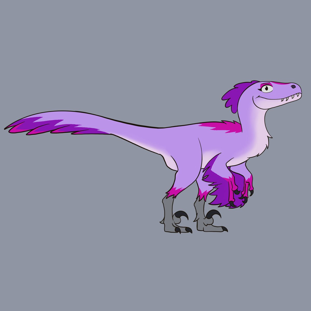 deinochira_off's tweet image. If you see this, post a purple character('s) 💜