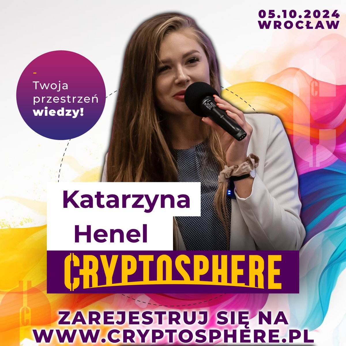 CryptoSphere (@cryptospherepl) on Twitter photo 📢 Przedstawiamy Wam pierwszą prelegentkę #CryptoSphere 😍
🎤 <a href="/henelowa/">henelowa 🦩</a> wygłosi prelekcję:
"Twoja marka jest bezwartościowa bez społeczności: lekcja z Web3"
Do zobaczenia 5 października we Wrocławiu🔥
🎟️ Bilety znajdziesz na cryptosphere.pl
Pamiętaj o kodzie: CS21 📢 Przedstawiamy Wam pierwszą prelegentkę #CryptoSphere 😍
🎤 <a href="/henelowa/">henelowa 🦩</a> wygłosi prelekcję:
"Twoja marka jest bezwartościowa bez społeczności: lekcja z Web3"
Do zobaczenia 5 października we Wrocławiu🔥
🎟️ Bilety znajdziesz na cryptosphere.pl
Pamiętaj o kodzie: CS21