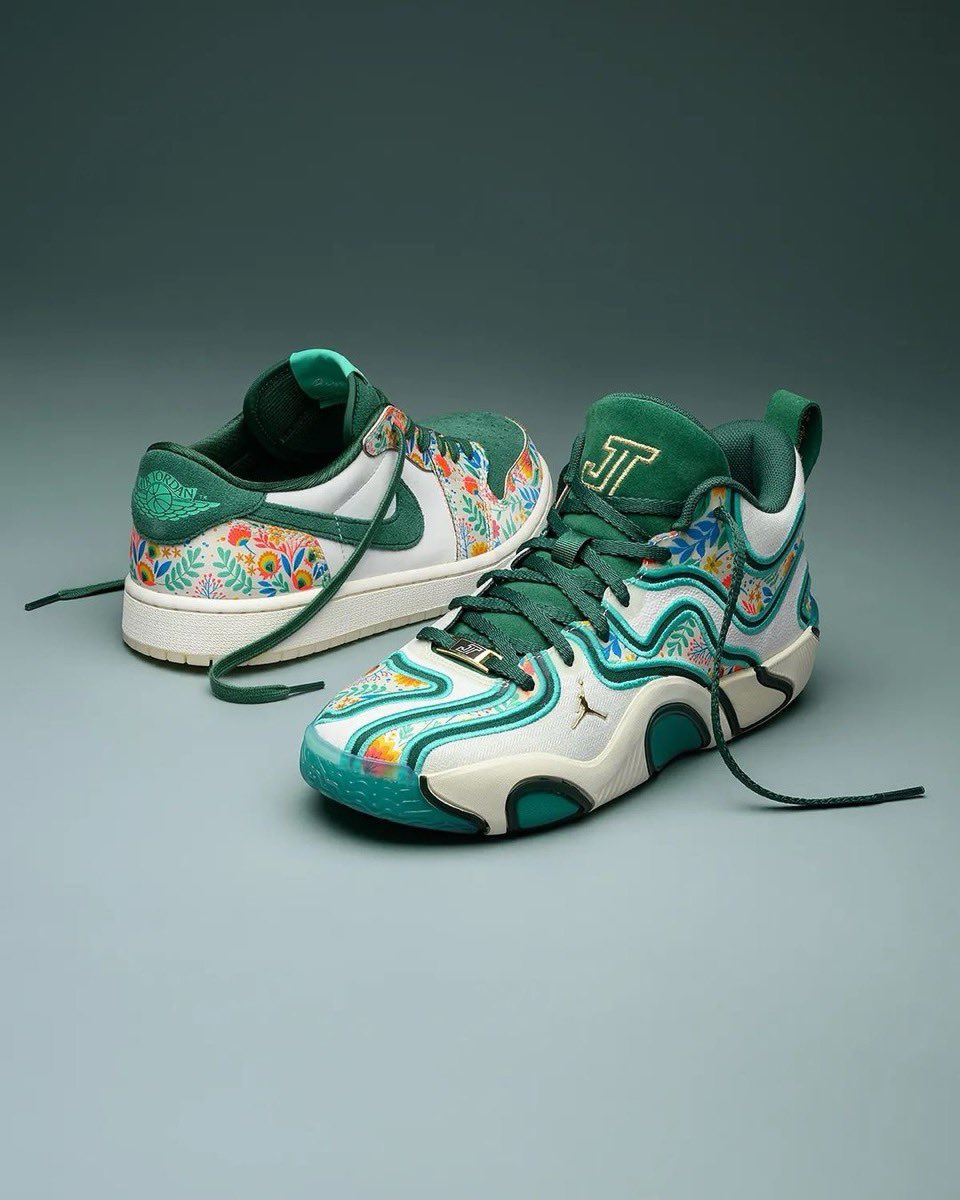 Jayson Tatum × Nike Air Jordan 1 Low OG & Tatum 3 “Welcome to the