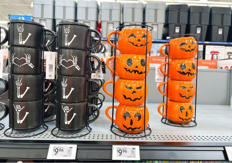 Look at these Halloween Walmart Coffee Mug Sets! Just $9.96 Each