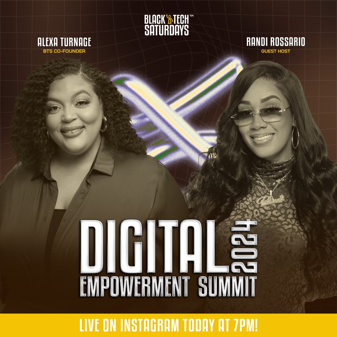 AlexaTurnage's tweet image. We are now less than 10 days away from the @BlckTchSaturdys Detroit Digital Empowerment Summit, and I couldn’t be more excited! We’re preparing to welcome innovators, creators, and tech enthusiasts from across the country. More details Here: blacktechsaturdays.com/digitalempower…