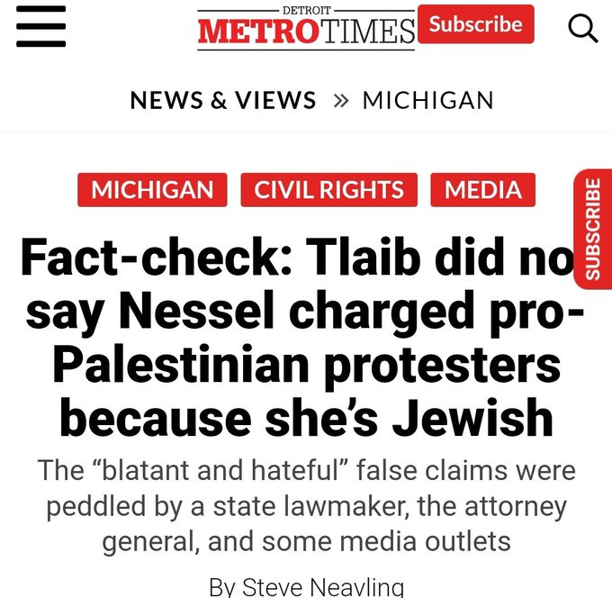 paulinepark's tweet image. #CNN is a propaganda arm of #ApartheidIsrael &amp;amp; #JakeTapper &amp;amp; #DanaBash are operatives of the #fascist apartheid regime so they're just doing what they're being paid to do in lying routinely about the #GazaGenocide; CNN is not a real news organization~!

electronicintifada.net/blogs/michael-…