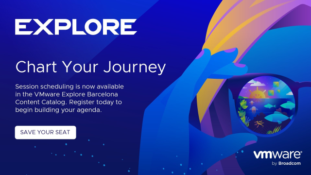 robinheijmans's tweet photo. Great news! Scheduler is LIVE for #VMwareExplore 2024 in Barcelona! ✍🏼 https://t.co/2Njr6cEKRy https://t.co/wy83J6mimJ