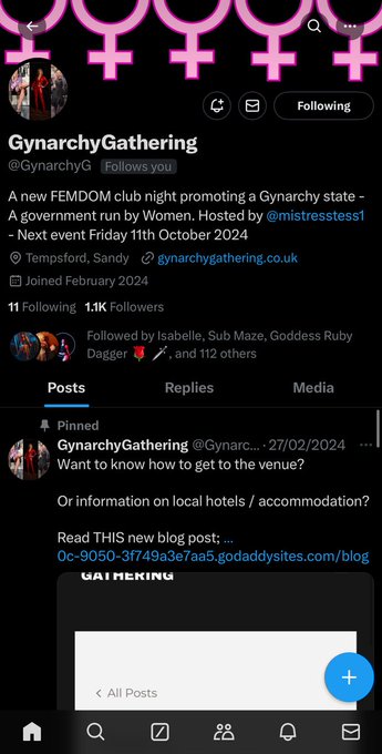 Did you know I now host a FemDom club night?  April saw the pilot of My Gynarchy Gathering event and<a href="/tag/wholesome"class="tags"><span>#wholesome</span></a>