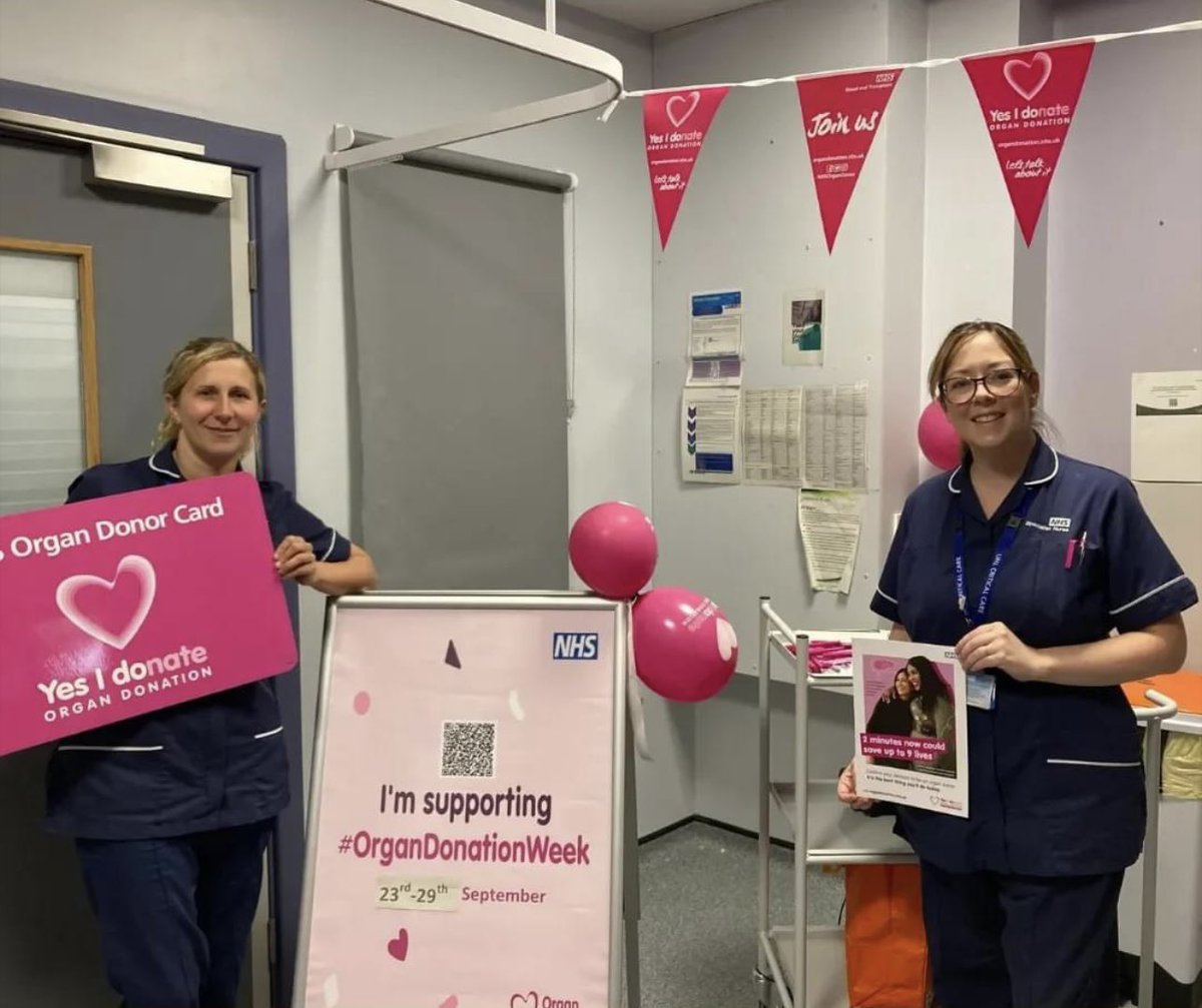 Midlands Organ Donation Team (@midlandsorgan) on Twitter photo Liz and Adele, part of the specialist nurse team in Leicestershire, celebrating 30 years of the NHS Organ Donor Register Liz and Adele, part of the specialist nurse team in Leicestershire, celebrating 30 years of the NHS Organ Donor Register