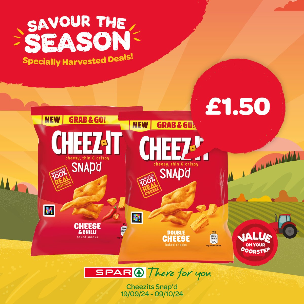 SPARSW's tweet image. Which team are you on? Team Double Cheese: 🧀🧀 Team Cheese &amp;amp; Chili: 🔥🔥
Comment below and let the flavor battle begin!
#CheezitChallenge #DoubleTheFlavor #SnackTime