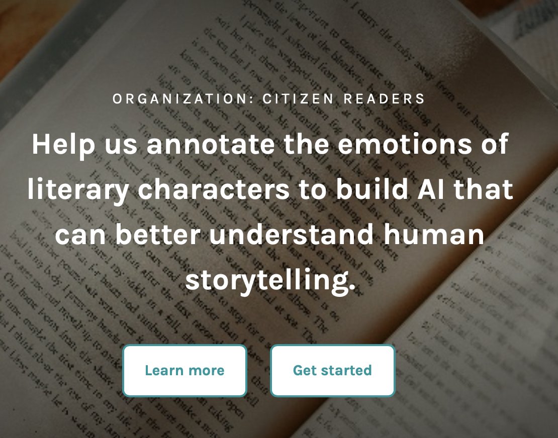 So excited to announce the launch of our newest Citizen Science project: Reading Emotions. Come join! zooniverse.org/projects/citiz…