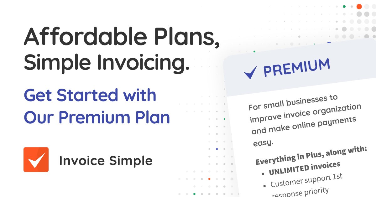 Invoice Simple tweet media