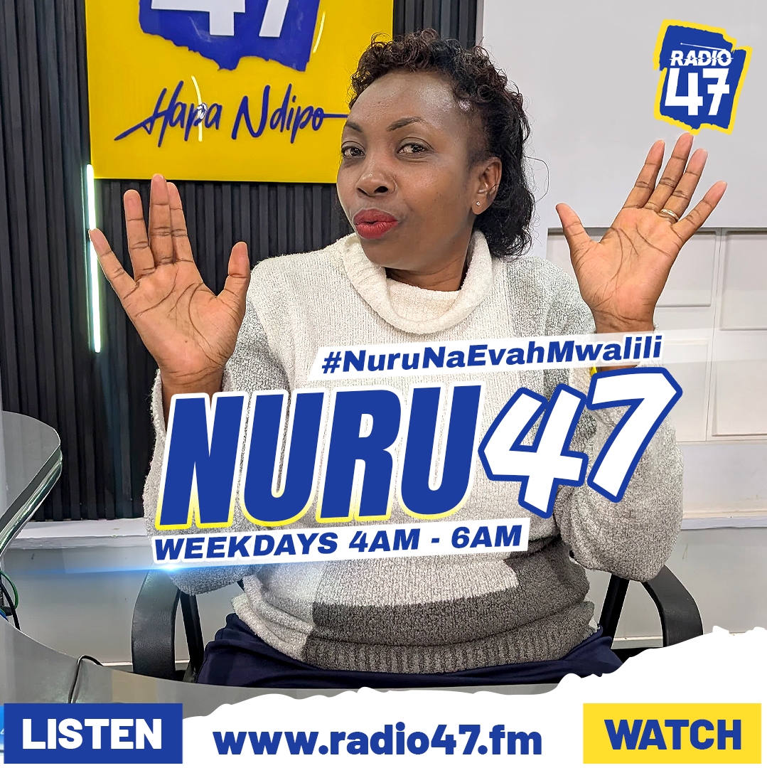 Radio 47 (@radio47_kenya) on Twitter photo Good morning... Karibu ndani ya #NuruNaEvahMwalili. Tumshukuru Mungu kwa umbali ametufikisha. #HapaNdipo <a href="/EvahMwalili/">Mama Taifa Evah Mwalili</a> Good morning... Karibu ndani ya #NuruNaEvahMwalili. Tumshukuru Mungu kwa umbali ametufikisha. #HapaNdipo <a href="/EvahMwalili/">Mama Taifa Evah Mwalili</a>