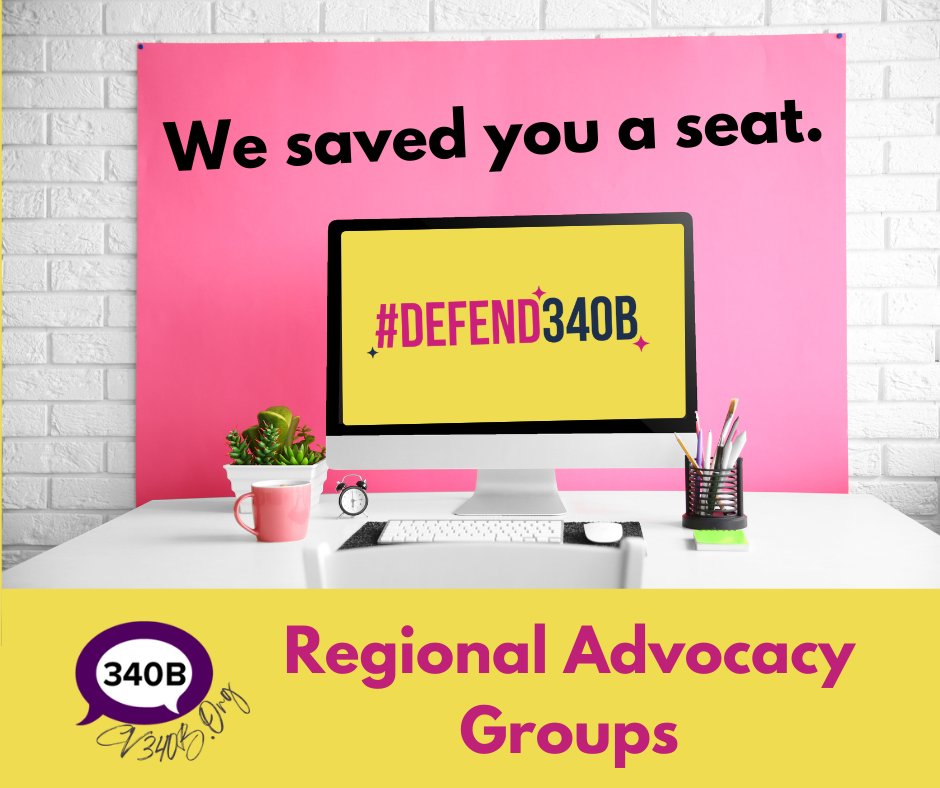 CV340B's tweet photo. Pull up a seat at the only table that gives you an opportunity to discuss how to #defend340B with all #340B Stakeholders. Join a Regional Advocacy Group today https://t.co/PBWOe7iATO https://t.co/aUP4sRoRY6