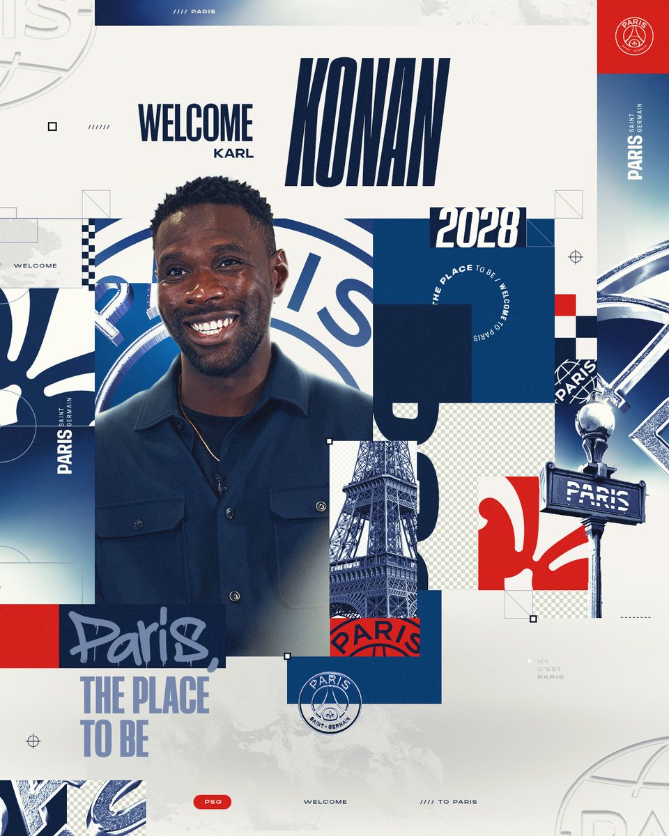 psghand's tweet photo. 🆕✍️ 𝑲𝒂𝒓𝒍 𝑲𝒐𝒏𝒂𝒏 ❤️💙

Le Paris Saint-Germain est heureux d’annoncer l’arrivée de Karl Konan en provenance de Montpellier Handball, à partir de l’été 2025.

L’arrière gauche sera lié au Club jusqu’au 30 juin 2028. 💪 https://t.co/2up8EIxTke