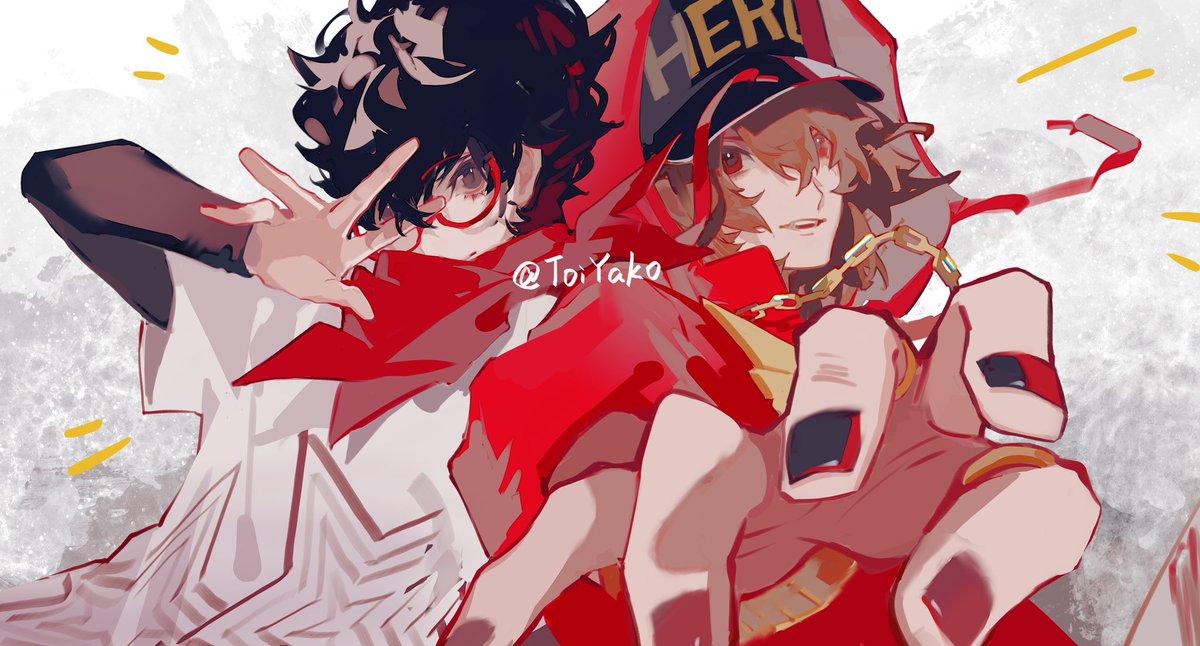 ToiYako's tweet photo. #akeshu #明主 https://t.co/Ctc2pcnREH