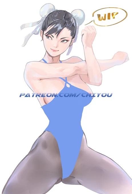 Draw before going to bed #StreetFighter #ChunLi