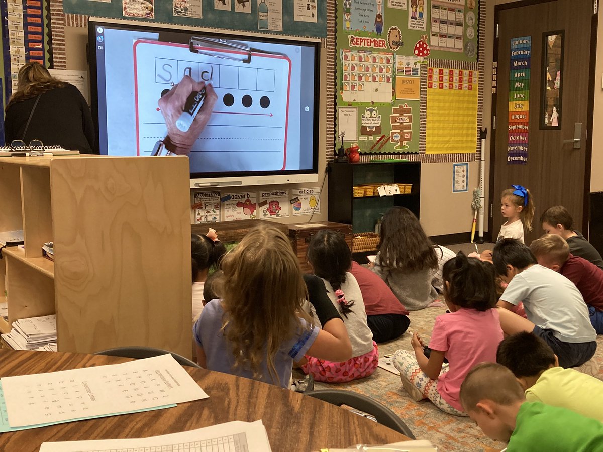 kristie_clark's tweet photo. Spent the morning with @sc_elementary First grade. Can you guess what foundational literacy skill they are learning in Tier 1 this week?!? Fabulous explicit instruction with digraph -ck and lots of aligned practice. 😍 https://t.co/I6Xorgwppm