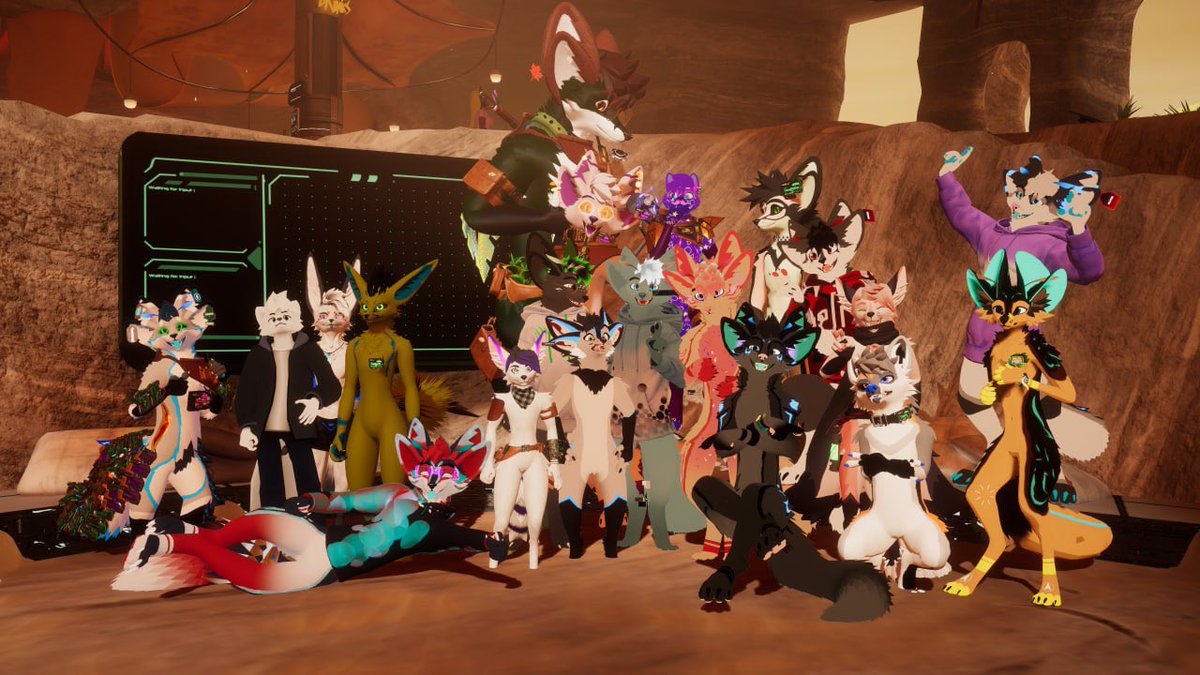 meaty_tw's tweet photo. Fennix meetup on Oct 13th at 4pm EST

Join the VRC group below to get in https://t.co/T2SZZF5zDt