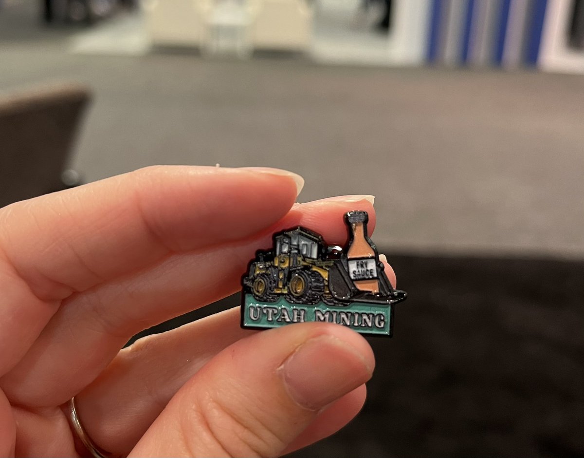 We’re here at #MINExpo2024! Come see us in the Central Hall Partner Pavilion and we’ll give you an exclusive #Utah Mining Pin (real fry sauce not included).
