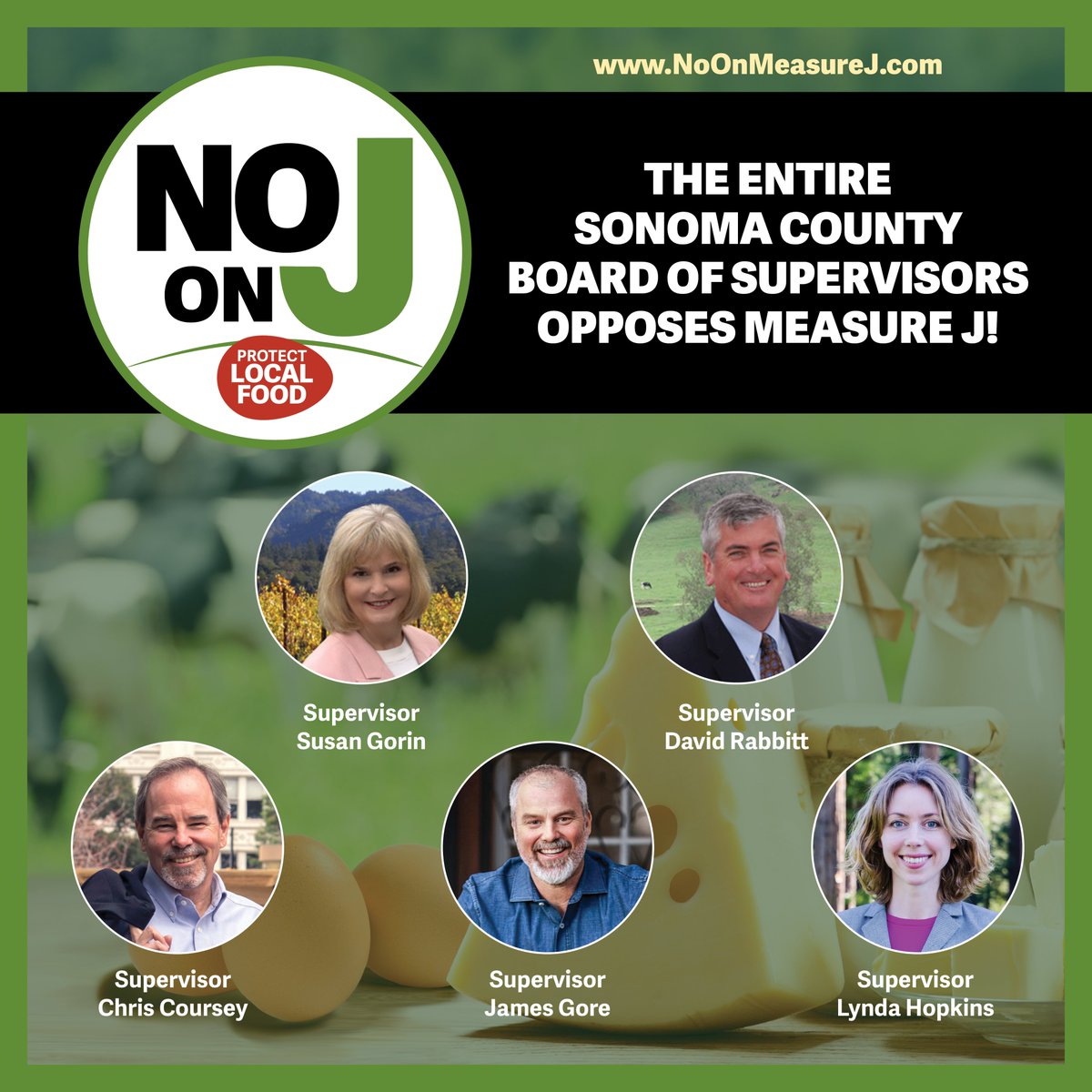 The entire Sonoma County Board of Supervisors opposes Measure B. <a href="/Susan_Gorin/">Susan Gorin</a> <a href="/DavidRabbitt/">David Rabbitt</a> <a href="/chris4santarosa/">chris coursey</a> <a href="/GoreCountry/">James Gore</a> <a href="/lyndajbhopkins/">Lynda Hopkins</a> #NoOnMeasureJ