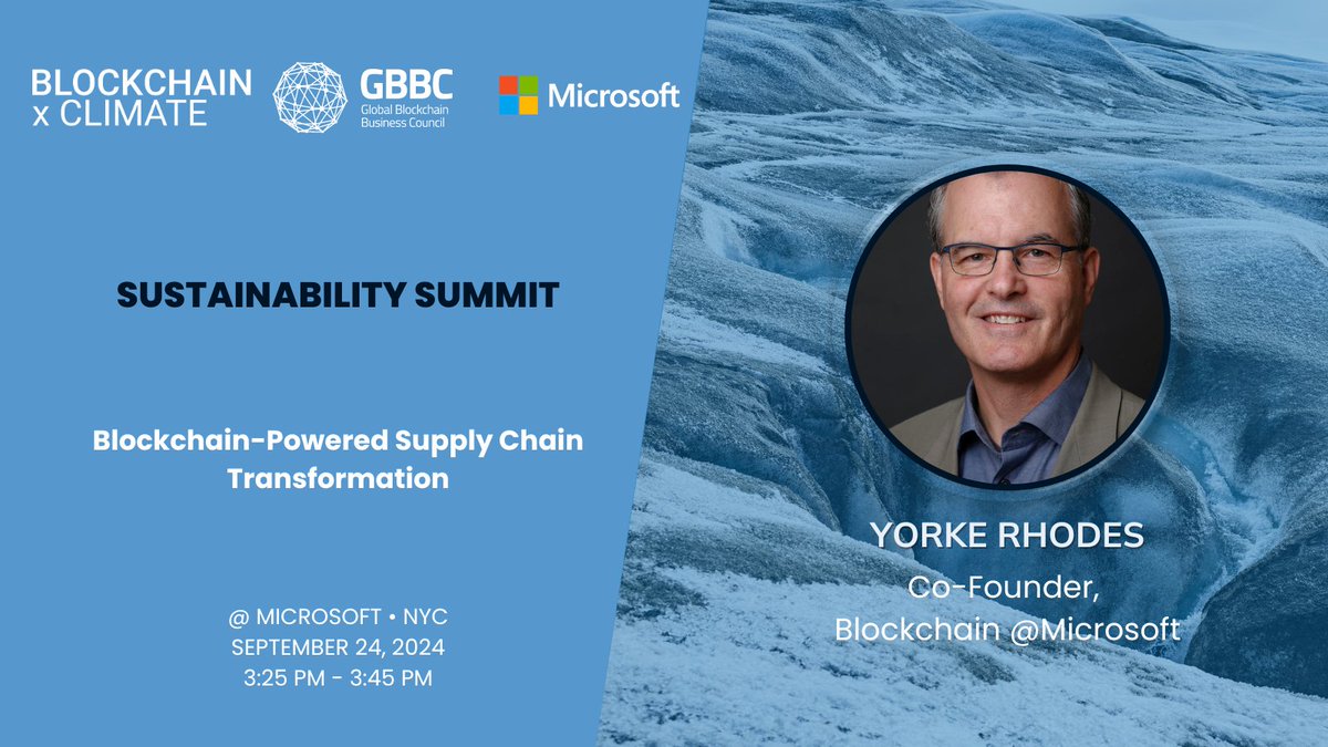 Join us for “Harnessing Technology for a Sustainable Future: Microsoft’s Climate Solutions” with <a href="/yorkerhodes/">Yorke Ξ Rhodes III 🟧 🇺🇦</a>, <a href="/Microsoft/">Microsoft</a> ♻️

Livestream #SustainabilitySummit now ⬇️
youtube.com/live/Mq3S1h4yf…
