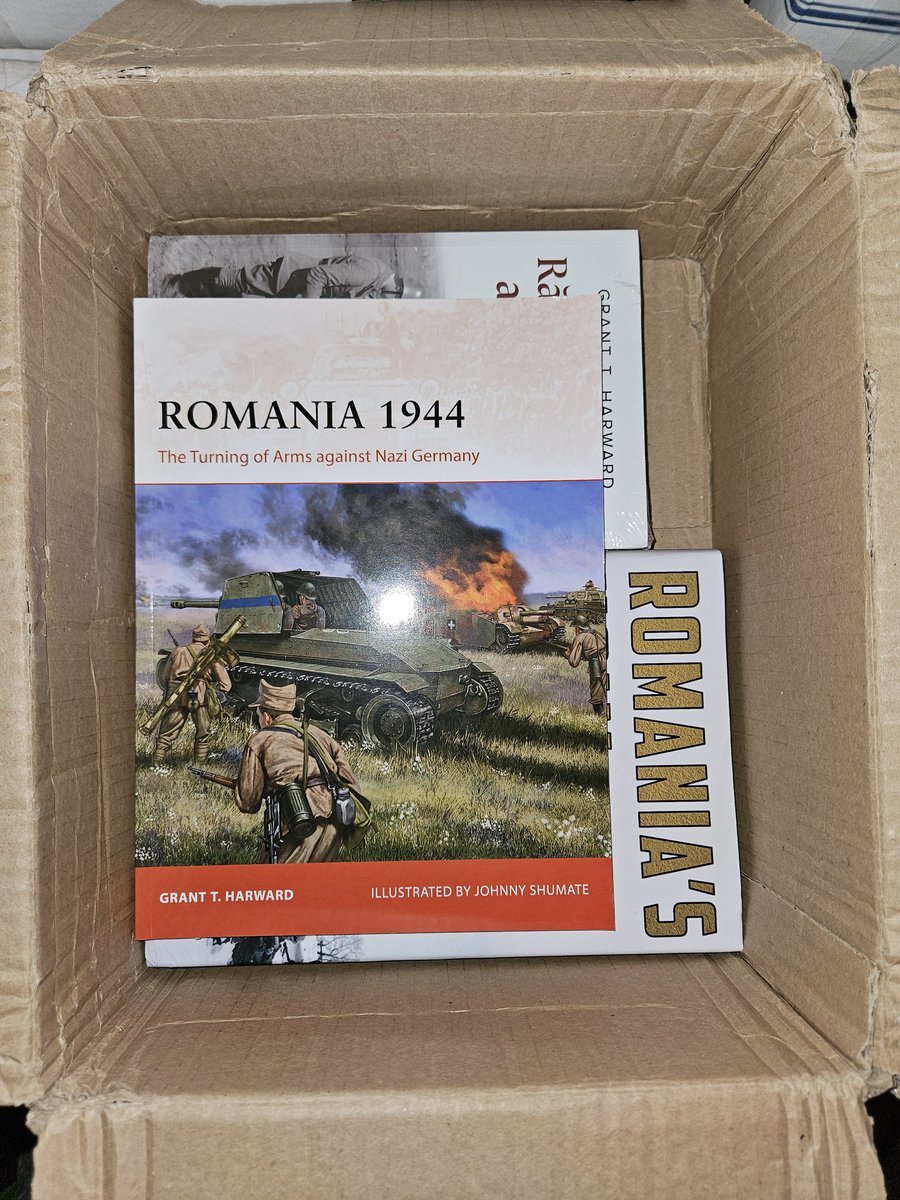 Today is publication day for my new <a href="/OspreyBooks/">Osprey Publishing</a> volume *Romania 1944* about Romania leaving the Axis 80 years ago! 

Like &amp; RT for the chance to win a free signed copy from yours truly.