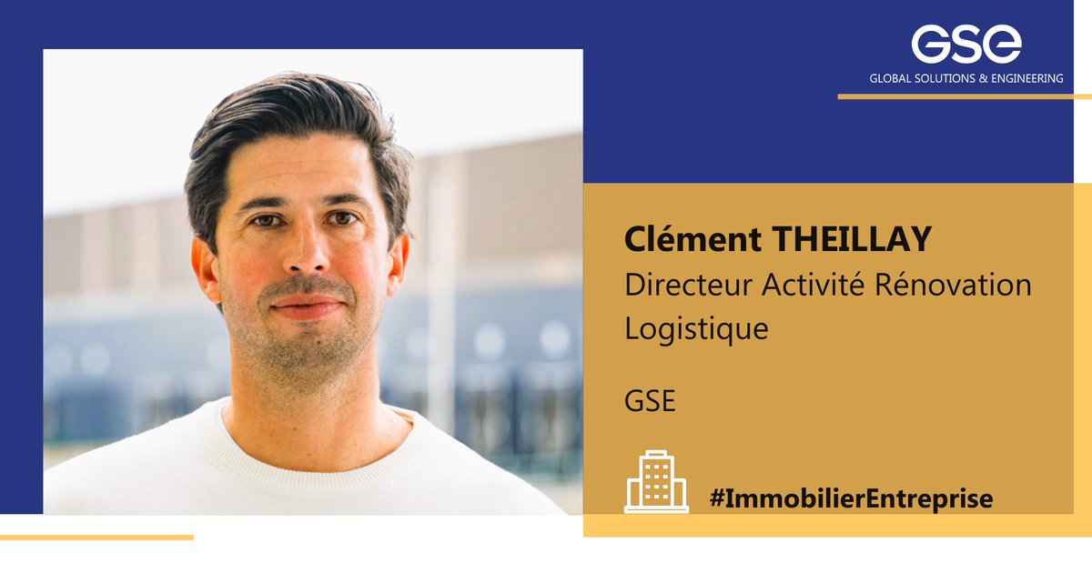 GSE annonce la nomination de Clément Theillay en tant que Directeur de la nouvelle cellule dédiée à la Rénovation Logistique, au sein de la Business Unit #Logistique. 🎉 

Plus d'infos : go.gsegroup.com/GSE-nomme-Cl%C…