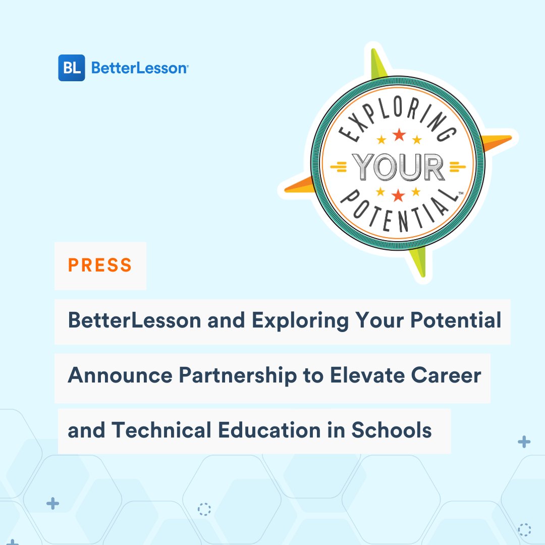 Helping students prepare for the future is so important–that's why we are so excited to announce our partnership with Exploring Your Potential! Read the press release and learn more: hubs.li/Q02QYJDs0

#cte #careerreadiness #edleadership