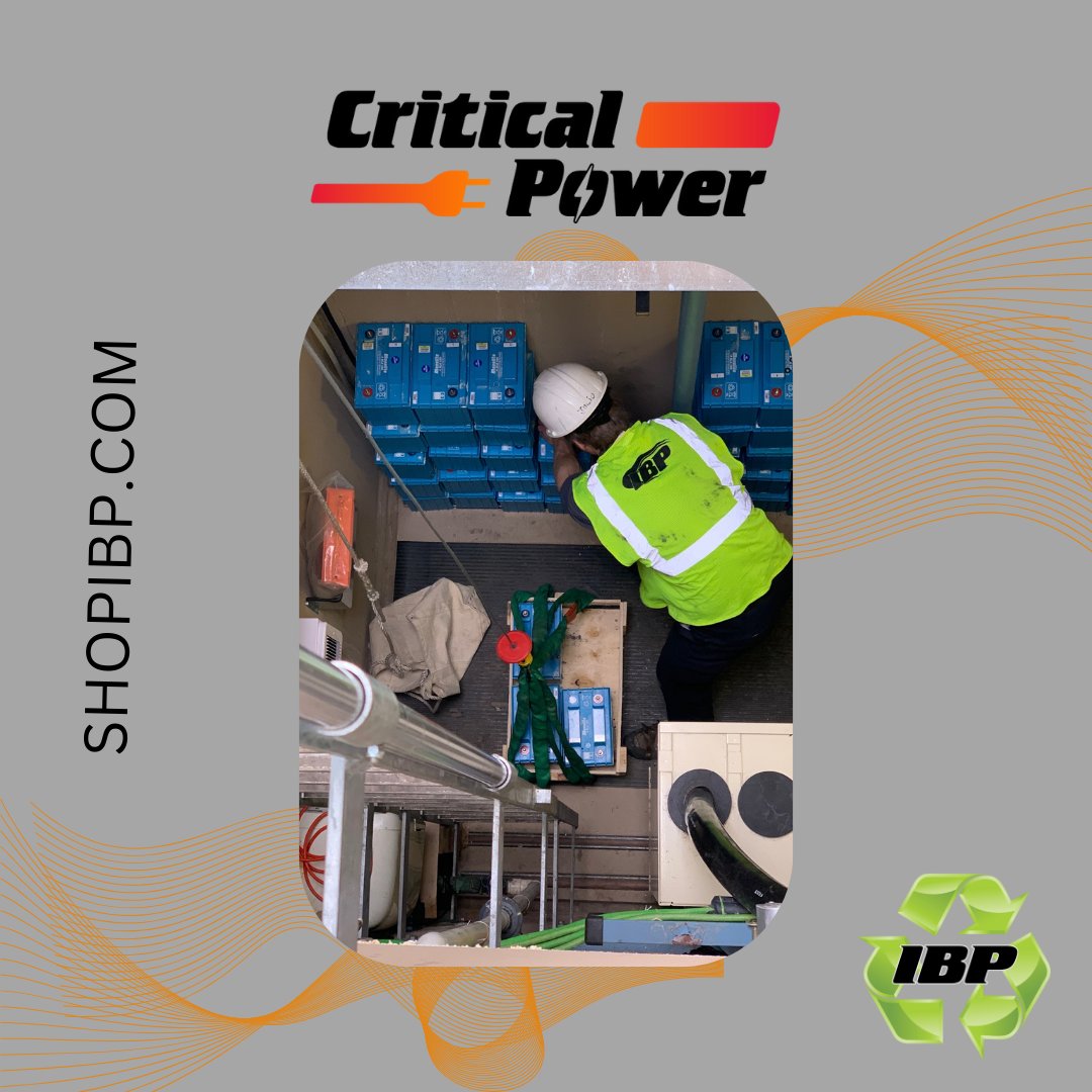 ibpmidwest's tweet image. IBP is a trusted resource throughout the United States to remove and properly recycle all batteries.

#PowerProblems #ShopIBP #CriticalPower #Power #Electronics #BatteryBackUp #UPS #PowerPlant #SwitchGear