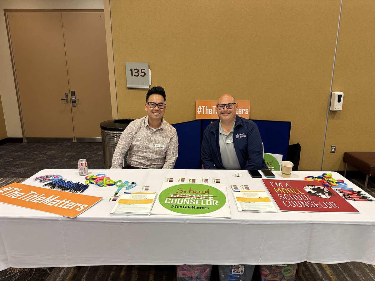 ISCA Hard at work!  Representing the organization at the Indiana School Board Association Conference.