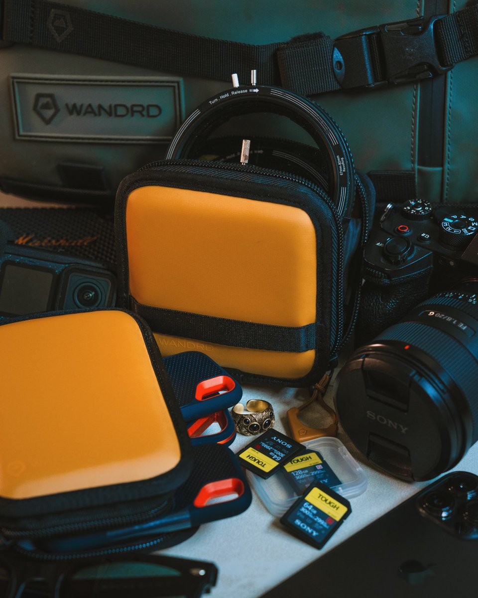 wandrdgear's tweet photo. Keep your memory cards, SSDs, &amp; lens filters safe with our two newest products.

[Memory Card + Lens Filter Case shown in Dallol Yellow]

📸 @lifewithdan

#WanderMoreWorryLess #WANDRD #MemoryCardCase #LensFilterCase #PhotographyAccessories https://t.co/dLNPE32dyb