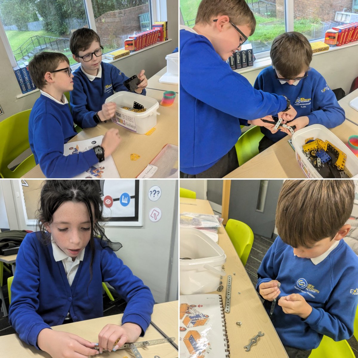 #Meccano Club is back and so are our lovely volunteers, Joe and Sally!

We are working on our models in preparation for the #GreatEngineersSchoolsChallenge which will take place next month at <a href="/LocomotionSHD/">Locomotion</a>

It's going to be epic 🙌

@NewSilksAcademy 
<a href="/extoltrust/">Extol Trust</a> 
<a href="/Meccano/">Meccano</a>